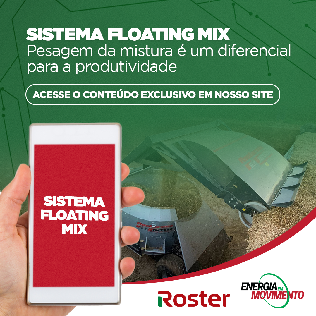 SISTEMA FLOATING MIX: Pesagem da mistura é um diferencial para produtividade 27/06/2022 09:24:04